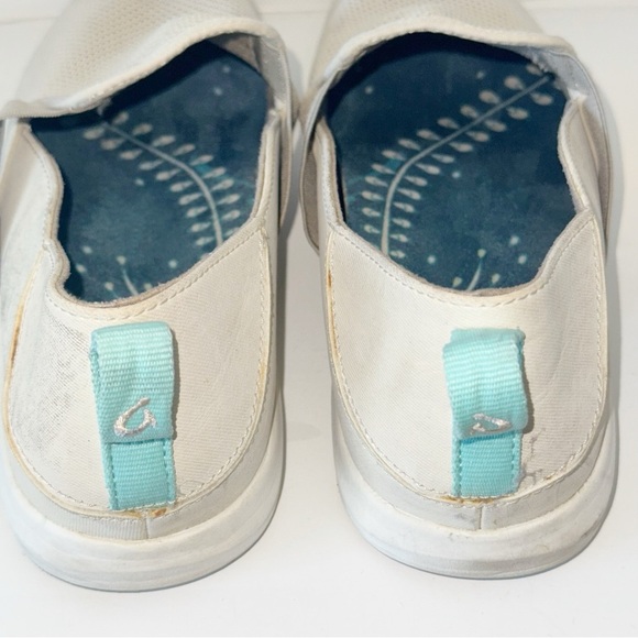 Olukai Hale’Iwa Women’s Casual Shoes Tapa/Silt Beige Slip-On Mesh Sneakers Sz 9 - Picture 4 of 12